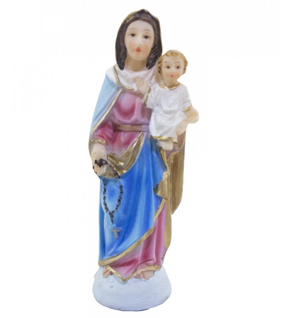 Nossa Senhora do Rosario 9 cm - Enfeite Resina